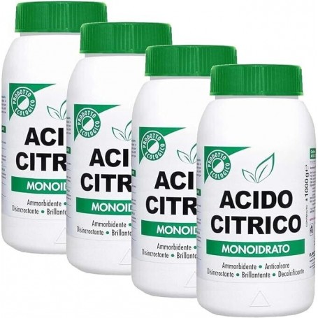 ACIDO CITRICO NATURALE ANTICALCARE BRILLANTANTE DISINCROSTANTE AMMORBIDENTE   4 KG