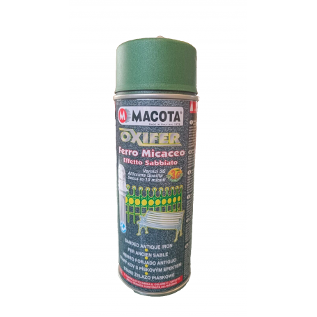 MACOTA OXIFER VERNICE FERRO ANTICO SABBI SABBIATO SPRAY   400 ML   VERDE FOGLIA