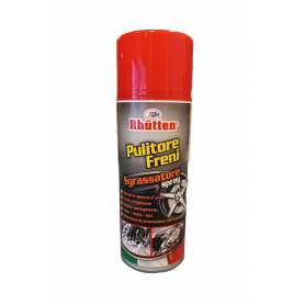 PULITORE FRENI AUTO MOTO RHUTTEN PER SGRASSARE DISCHI PINZE PATTINI SPRAY   400 ML