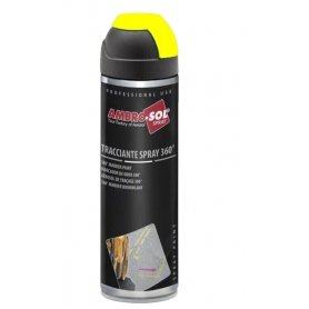 VERNICE TRACCIANTE MARKER - GIALLO FLUORESCENTE - AMBRO-SOL SPRAY 360  - 500 ML