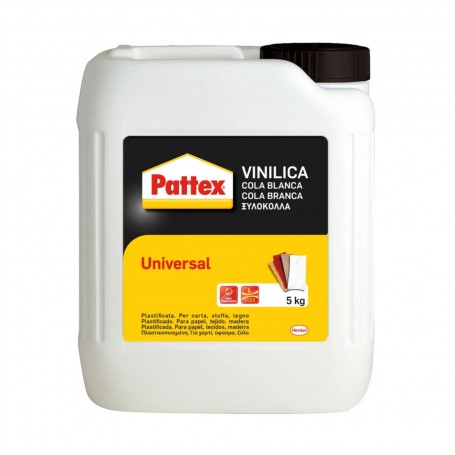 COLLA VINILICA UNIVERSALE PATTEX COLLA TIPO VINAVIL PER LEGNO   5 KG