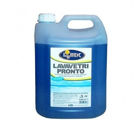 LIQUIDO LAVAVETRI DETERGENTE LUBEX PER CRISTALLI VETRI AUTO LAVAVETRI PRONTO 5 L