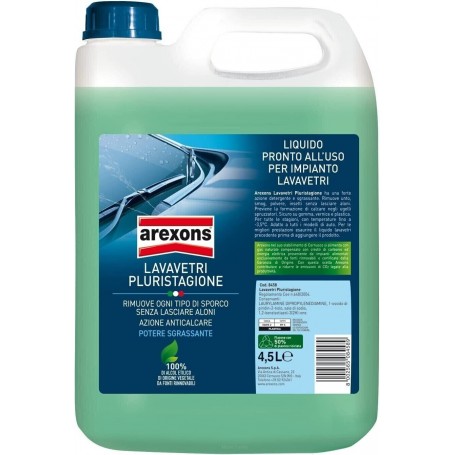 LAVAVETRI PLURISTAGIONE -3.5°C AREXONS L LIQUIDO SGRASSA TERGICRISTALLI AUTO - 4.5 L