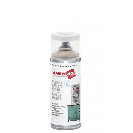 SMALTO DECORATIVO EFFETTO GESSO SPRAY VERNICE PITTURA VINTAGE DA 400ML   COL. LAVANDA PROVENZA