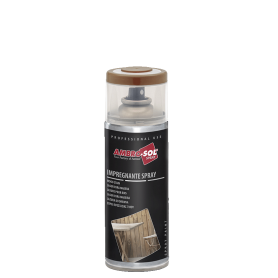 IMPREGNANTE PER LEGNO SPRAY AMBRO-SOL FINITURA POLIURETANICO PROFESSIONALE 400ML   COL. TEAK