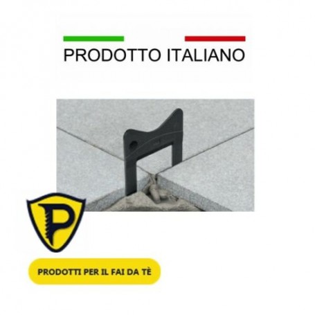 DISTANZIATORI LIVELLANTI AUTOLIVELLANTI PRODOTTO ITALIANO 250 PZ  - DA 1 MM