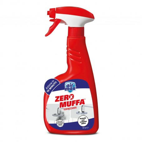 ANTIMUFFA SPRAY AIR MAX ZERO MUFFA PER USO ESTERNO E INTERNO CON SPRUZZINO   500 ML