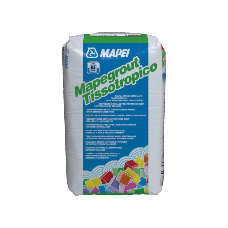 RASANTE PER CALCESTRUZZO E RIPRISTINO DI CORNICIONE MAPEI MAPEGROUT TISSOTROPICO   25 KG