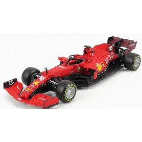 MODELLINO FERRARI F1 SF21 BURAGO 1:43 LECLERC - COLORE ROSSO - 18-01429