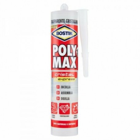 SIGILLANTE UNIVERSALE BOSTIK POLY MAX CR ISTAL EXPRESS IN CARTUCCIA - DA 300 GR