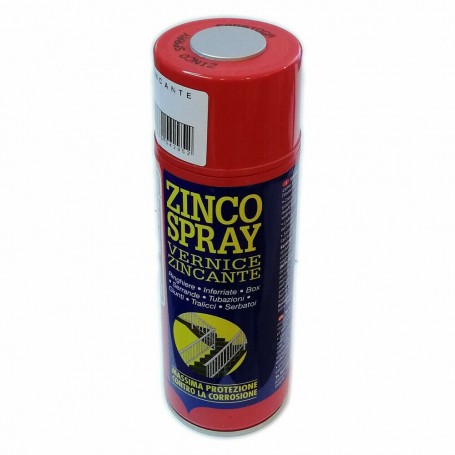 ZINCO SPRAY SARATOGA BOMBOLETTA VERNICE ZINCANTE PROTETTIVA PROFESSIONALE   DA 400 ML