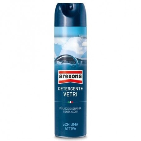 DETERGENTE VETRI AUTO AREXONS SPRAY PULI SCE E SGRASSA VETRI AUTO NO ALONI 400 ML