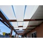 FASCIA IN PVC COL. SIEPE VERDE CM 19X5 M OMBREGGIANTE IMPERMEABILE PER GAZEBO O RECINZIONE