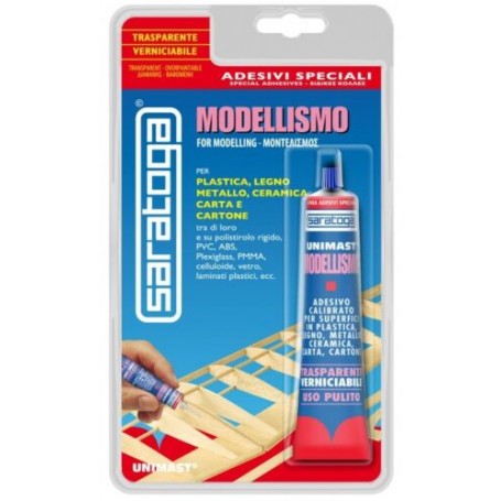 COLLA PER MODELLISMO UNIMAST 22 ML PER PLASTICA LEGNO METALLO CERAMICA