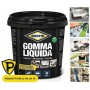 IMPERMEABILIZZANTE 6 X GOMMA LIQUIDA GUAINA SIGILLANTE E RIPARA   PZ 6 X 750 ML