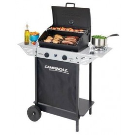 BARBECUE A GAS  XPERT 100 LS+ROCKY BBQ PIETRA LAVICA CON COPERCHIO