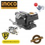 MORSA DA BANCO CON BASE GIREVOLE INGCO PROFESSIONALE ISOLAMENTO STRIPPER CAVO CUTTER PINZA 6"