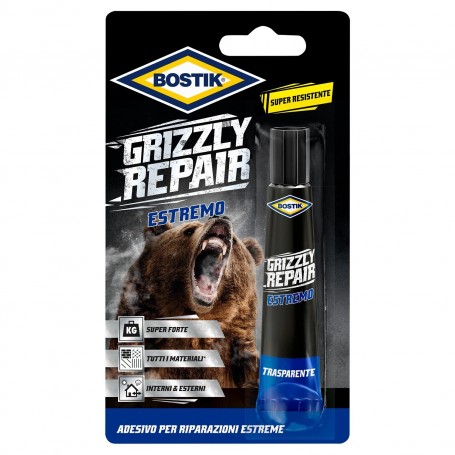 GRIZZLY REPAIR X TESSUTO, PELLE, SUGHERO, METALLO, VETRO, PLASTICA, GOMMA