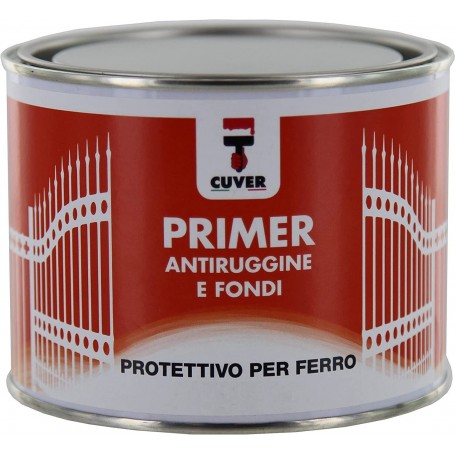 SMALTO ANTIRUGGINE VERNICE PRIMER FONDO PER FERRO ALTA COPERTURA   ROSSO   2,50 LT