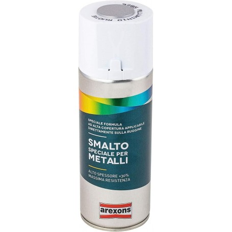 BOMBOLETTA SMALTO VERNICE SPRAY ALLUMINIO RUOTE SPECIALE METALLI   400 ML