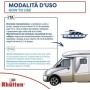 DISGREGANTE WC CAMPER BARCA ROULOTTE RHUTTEN LIQUIDO CHIMICO PER AKQUA BLU - 2 LT