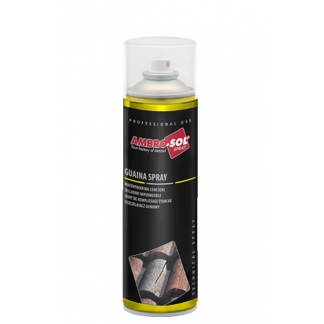 GUAINA SPRAY NERA RIEMPITIVO IMPERMEABILIZZANE PER CREPE PLASTICA LEGNO CEMENTO